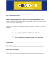 COVID Vaccines for Students 16 and Up